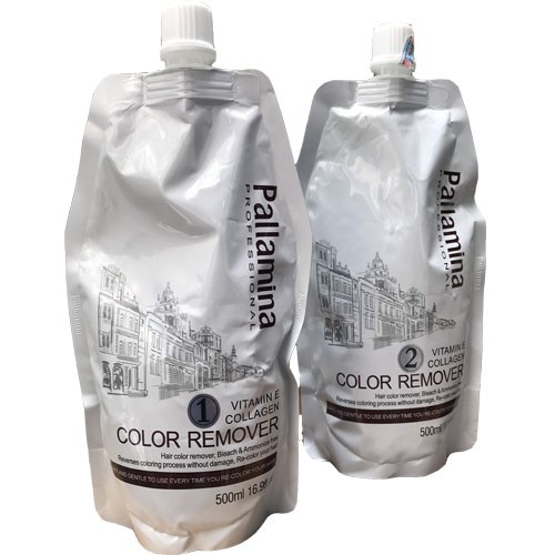 Bóc màu đỏ đen, màu oxy hóa Pallamina Color Remover Hair 500mlx2 ( New 2021 )