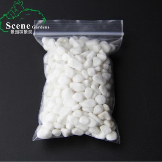Sỏi trắng size nhỏ (6-8mm) trang trí tiểu cảnh, bonsai