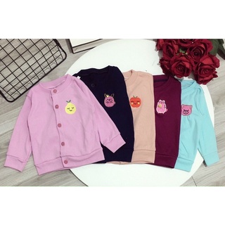 Áo khoác cardigan cho bé trai bé gái chất len gân mềm mại