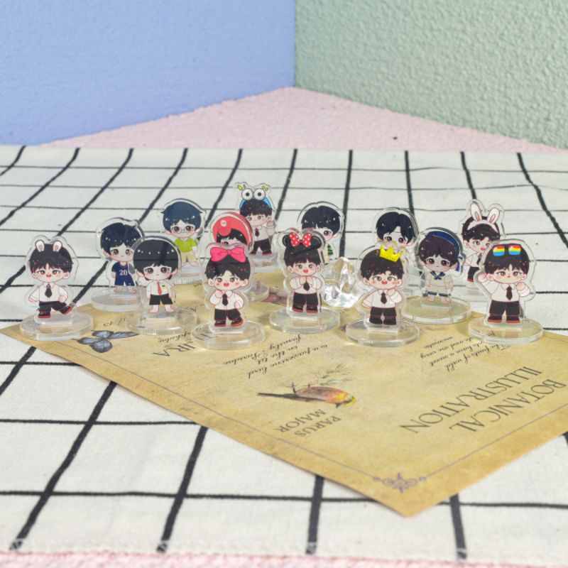 Bộ standee 3 cm hình nhóm nhạc TNT Thời Đại Thiếu Niên Đoàn ( Hàng order )