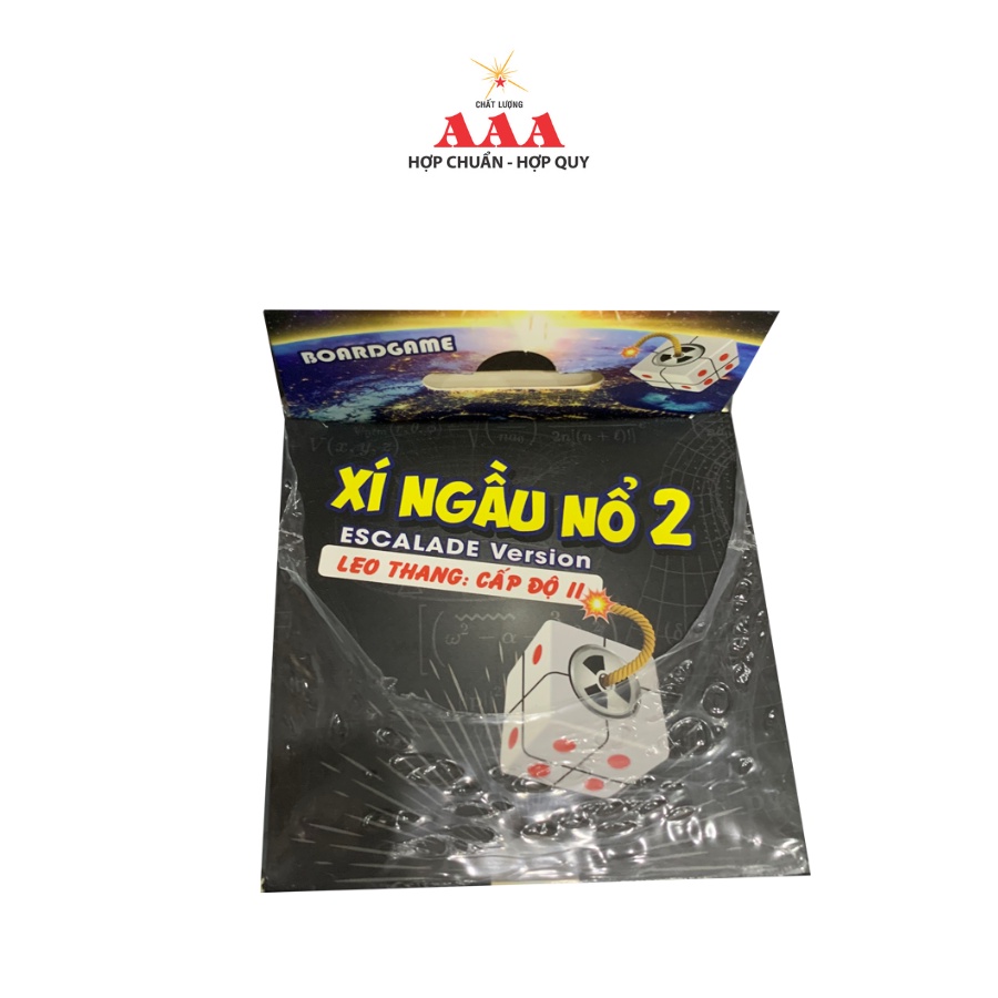 Boardgame Xí ngầu Nổ 2 LIÊN HIỆP THÀNH, Trò chơi thẻ bài vui nhộn phù hợp với mọi lứa tuổi