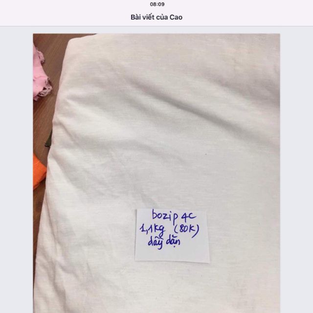 Vải cotton lụa 100k