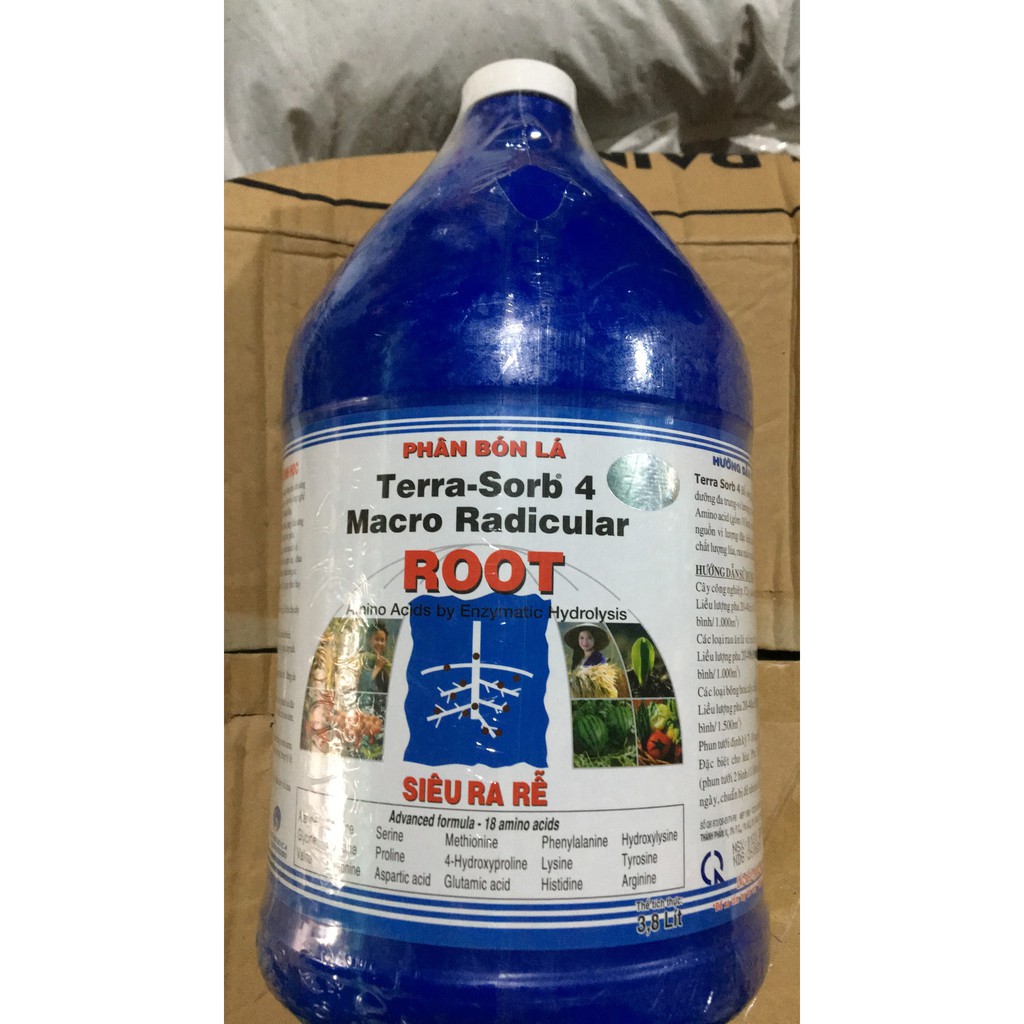 PHÂN BÓN HỮU CƠ Terra-Sorb 4 ROOT Can 3.8 Lít SIÊU RA RỄ