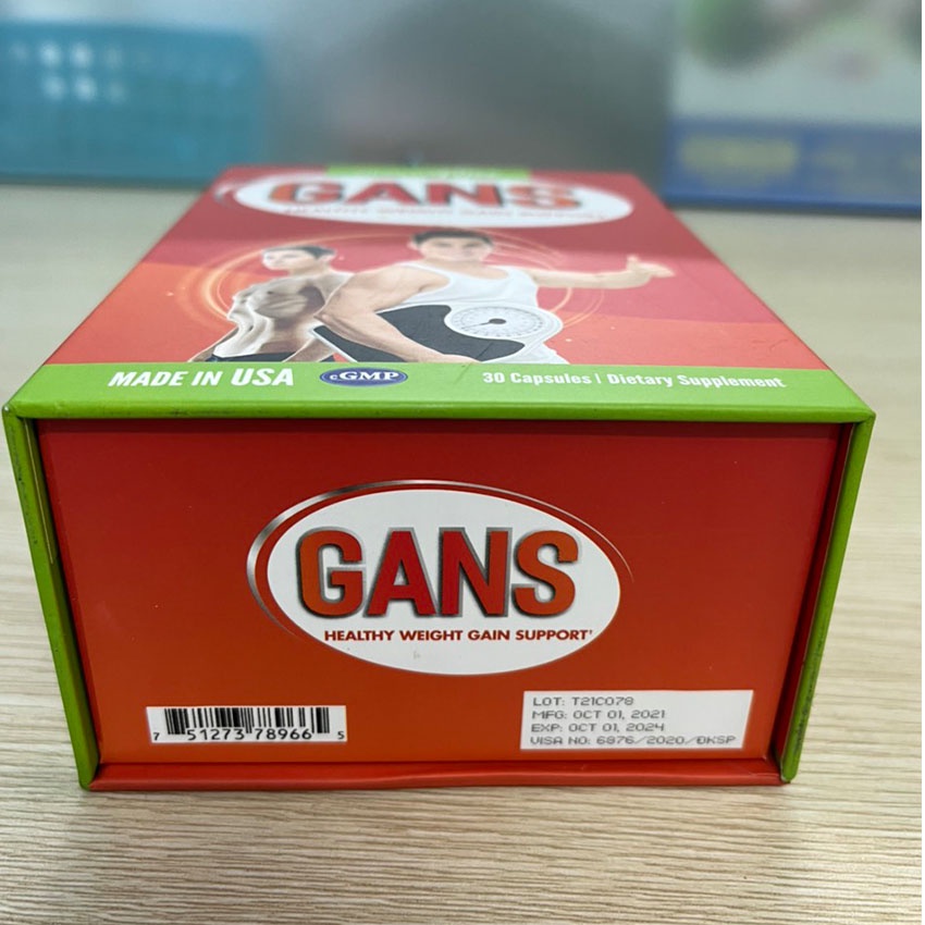 GANS (Healthy Weight Gain Support) - Hộp 30 viên uống Giúp Ăn Ngon, Tăng Cường Đề Kháng - cvspharmacy