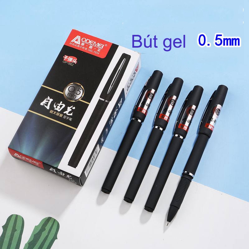 Bút Gel Odemei loại 0.5mm 0.7mm và 1.0mm tập viết tiếng Trung Nhật Hàn, luyện viết chữ Hán cực kỳ đẹp- Bibiga