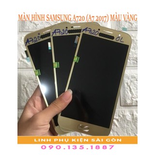 MÀN HÌNH SAMSUNG A720 (A7 2017) ZIN OLED MÀU VÀNG