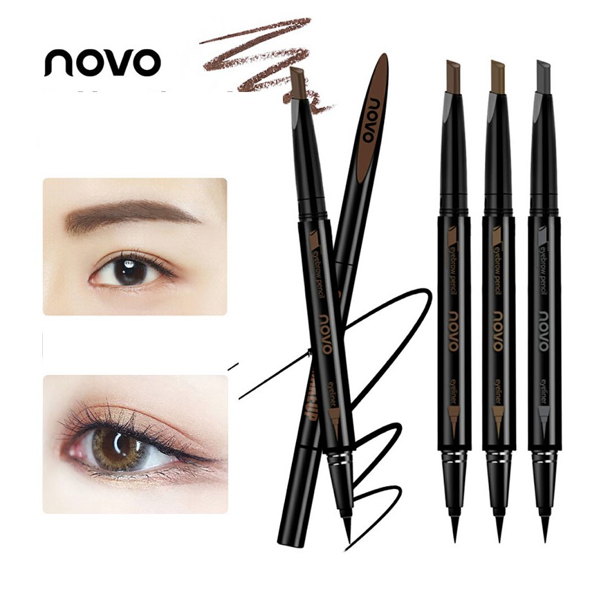 Chì Kẻ Mày 2 Đầu NoVo Makeup Seduce (Kẻ Mày + Kẻ Mắt) 5145