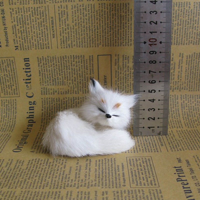 Thú Nhồi Bông Hình Con Cáo Đang Ngủ Hoạt Hình