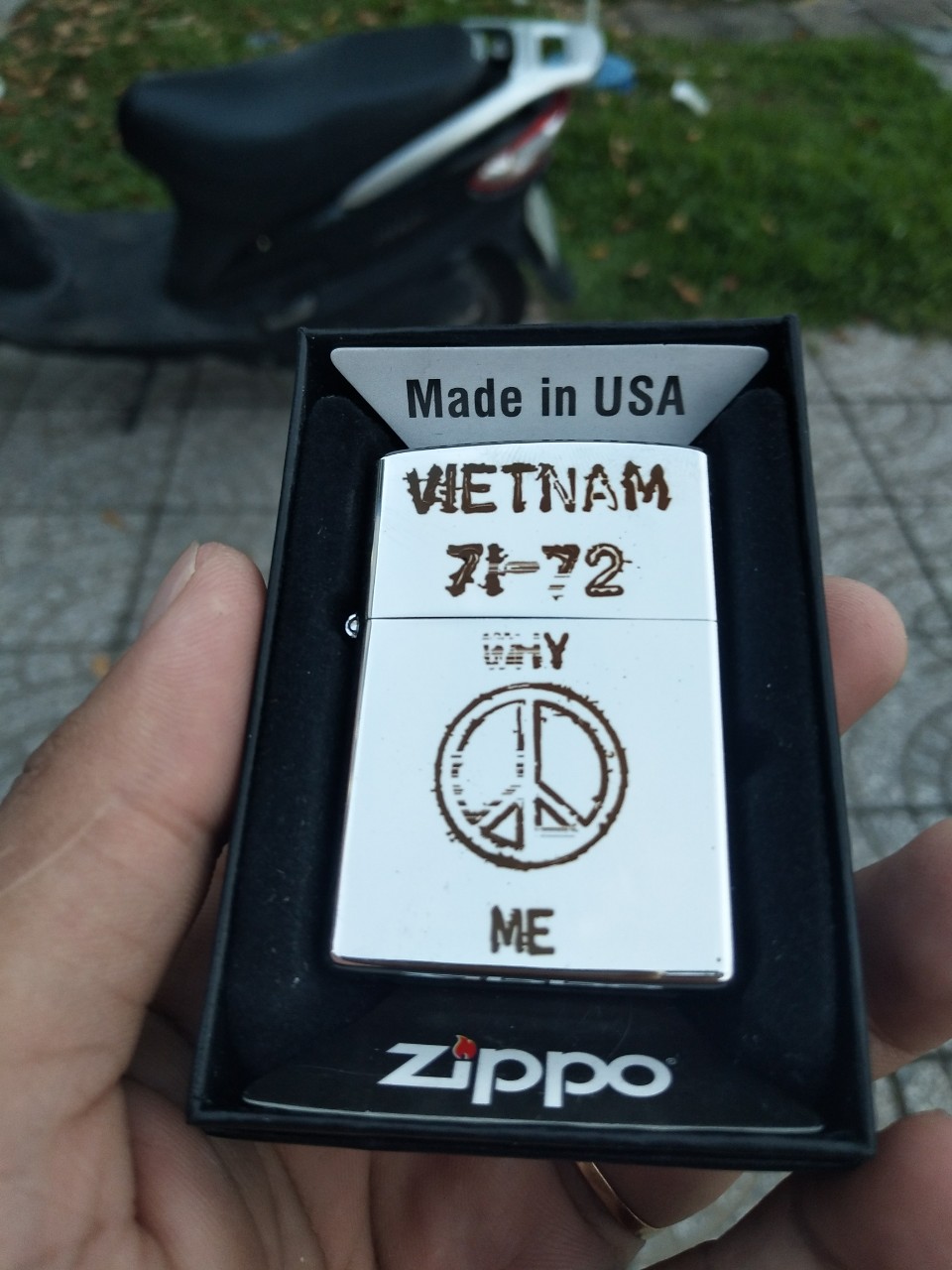 Vỏ Zippo USA Chủ Đề Chiến Tranh Việt Nam, Việt Nam War - Why Me