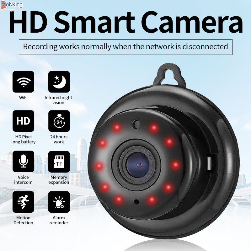 V380 Camera Quan Sát Mini Camera IP Thông Minh HD 1080P Nhìn Đêm Wifi Camera Giám Sát ^ MK ^