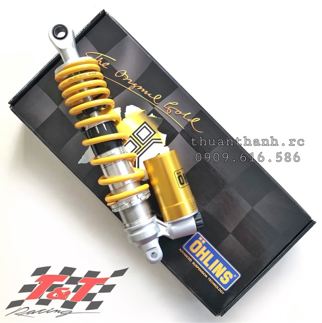 Phuộc Ohlins 1:1 (tặng kèm lò xo Đen+Núm Vàng)-Vario/Ckick/LEAD/Vision/Freego/Grande/...