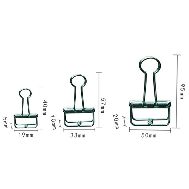 Kẹp Giấy Bằng Kim Loại Thiết Kế Đục Lỗ Sáng Tạo