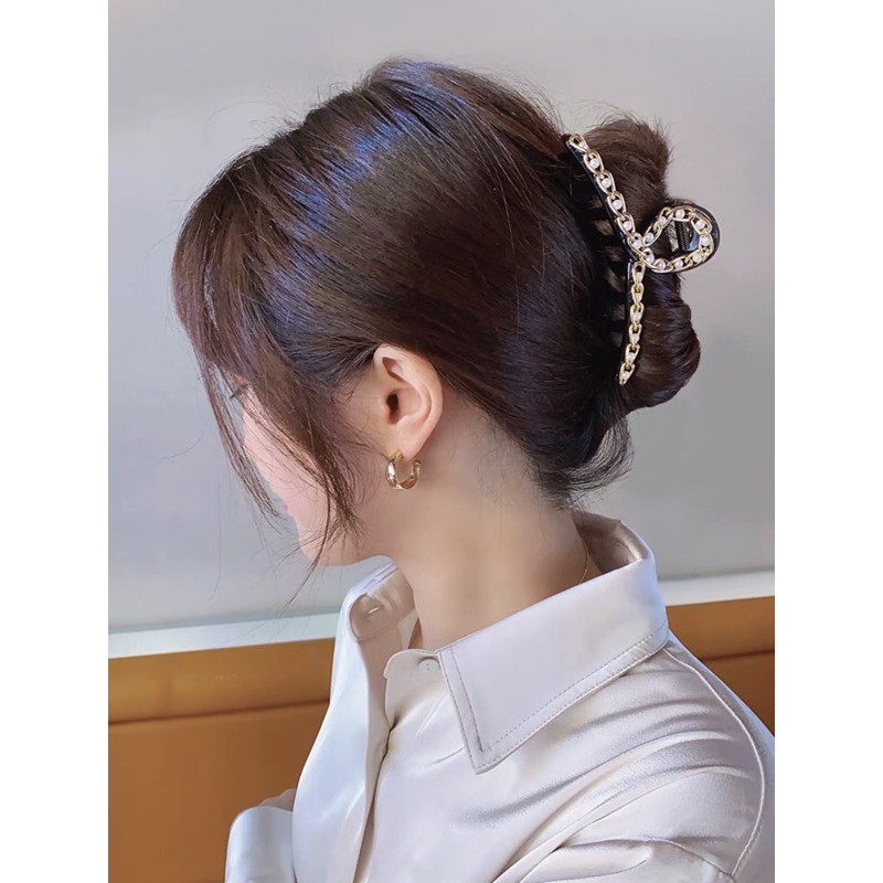 Kẹp tóc/Gấp Tóc Đính Hạt Phong Cách Hàn