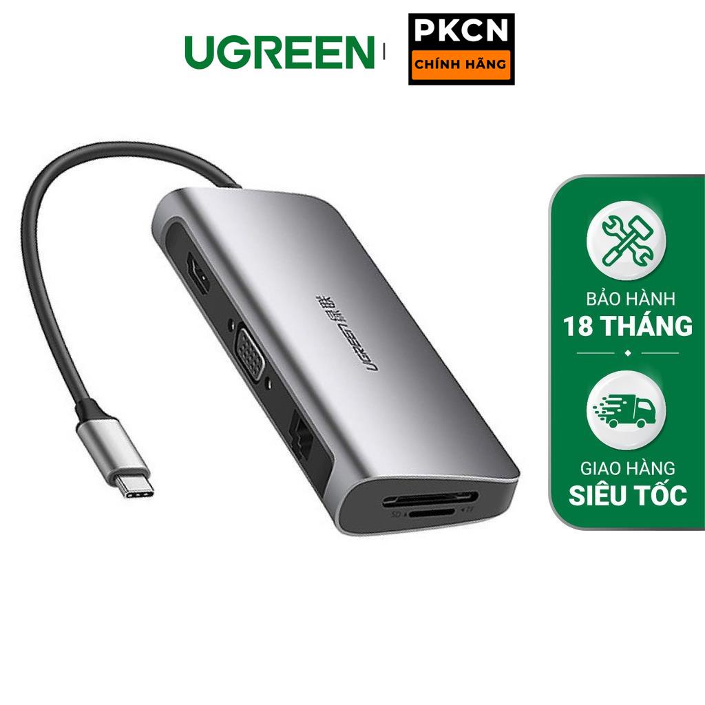 Bộ chuyển đổi đa năng UGREEN CM121 CM212 CM417 cho các thiết bị máy tính điện thoại hỗ trợ USB type 