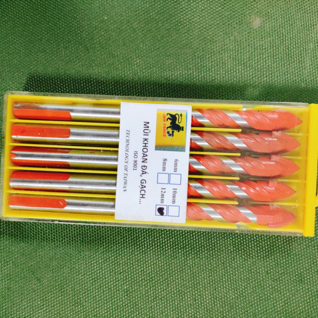1 cái Mũi Khoan đa năng 12mm, khoan gạch men, kính, thủy tinh