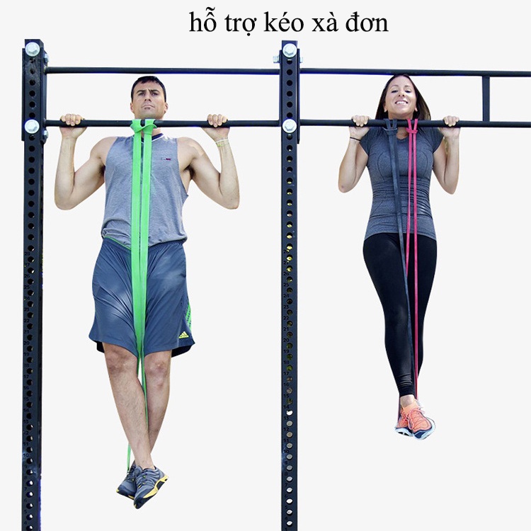 Dây kháng lực tập gym | dây power band đa năng tập toàn thân | dây đàn hồi tập body DKL02