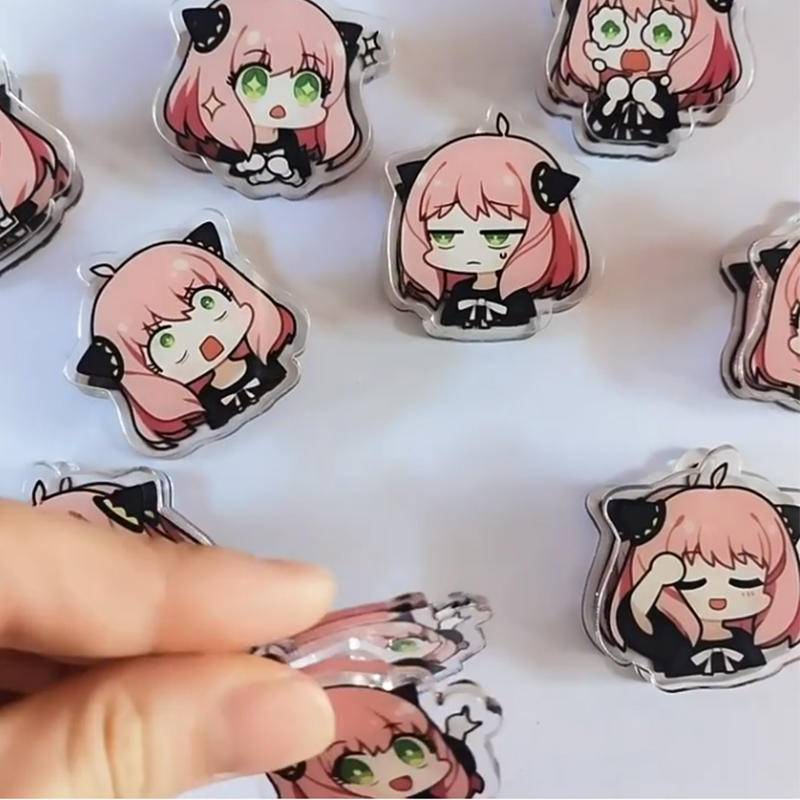 Kẹp Tài Liệu 7 Kiểu Hình Anime SPYxFAMILY Loid Forger Anya Forger Yor Forger