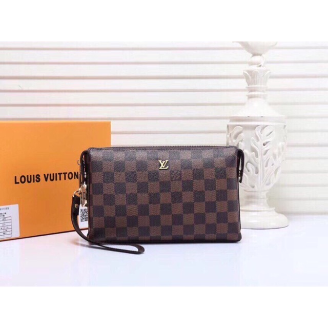 Túi nam LV Clutch cầm tay 4 màu unisex for nam & nữ cực đẹp