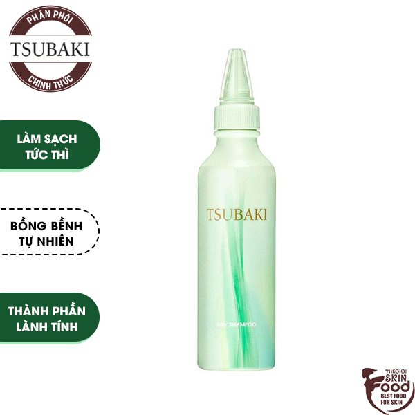 Dầu Gội Khô Dạng Gel Tsubaki Dry Shampoo 180ml