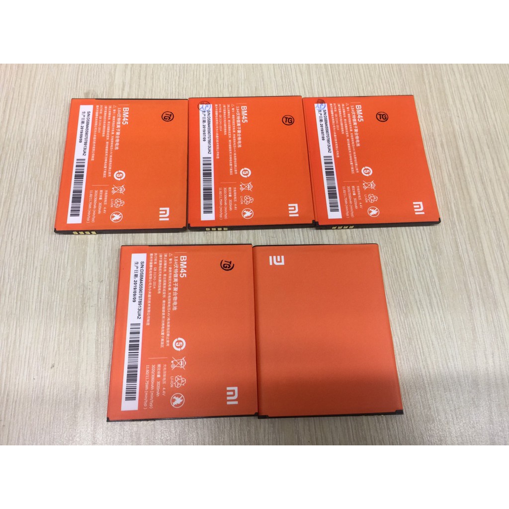 PIN ĐIỆN THOẠI XIAOMI REDMI NOTE 2 - BM45 ZIN - BẢO HÀNH 3 THÁNG - LINH KIỆN NAM VIỆT MOBILE .