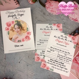 Thiệp Sinh Nhật In Hình