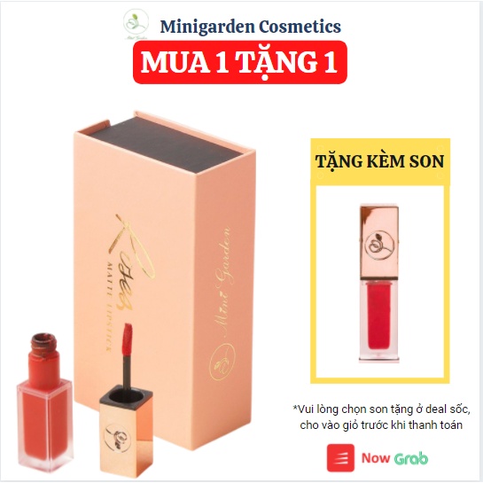 Son roses kem lì son môi Mini Garden roses matte lipstick siêu lì version 2019 6ML PV993