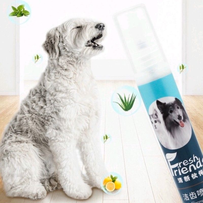 Xịt Thơm Răng Miệng Cho Chó Mèo Fresh Friend