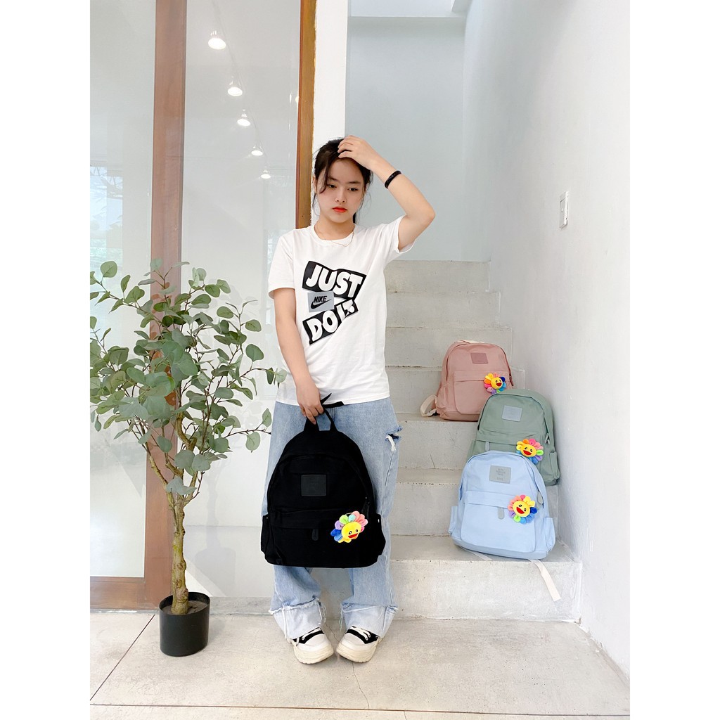 [Freeship+Hình thật] Balo nữ đi học Ulzzang thời trang vải bố canvas ♥️ ba lô nữ DIFA Fashion Bags M126