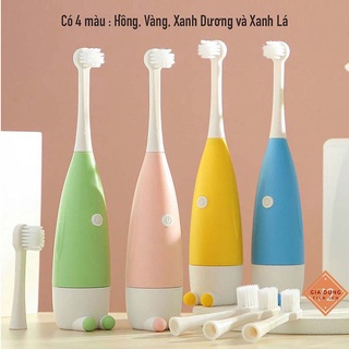 Bàn Chải Điện Cho Bé Focus Kids Sạch Răng Tiện Lợi Chống Nước IPX5  Máy Đánh Răng Tự Động Cho Bé [BÀN CHẢI EM BÉ]