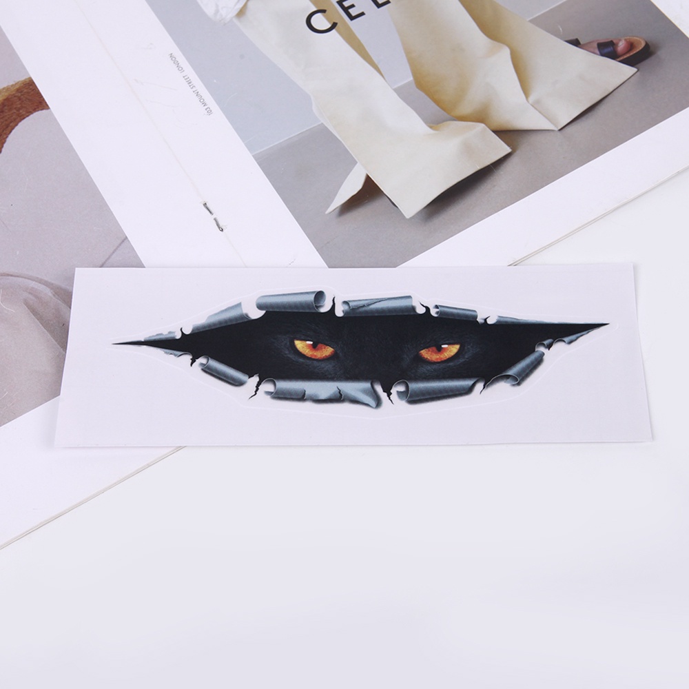 Miếng dán trang trí xe hơi tự dính hình mắt mèo độc đáo