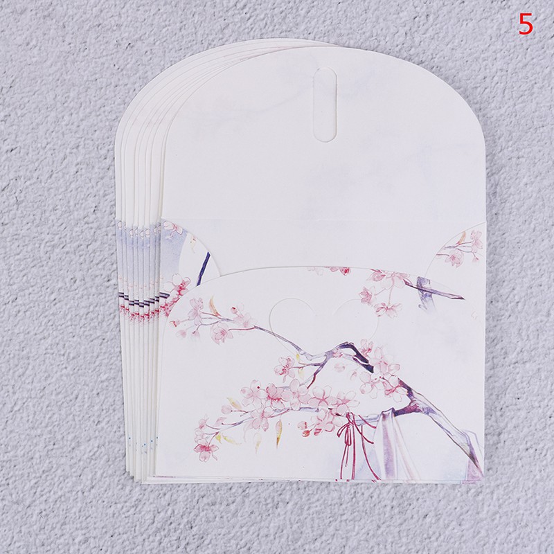 Set 10 Phong Bì Mini Bằng Giấy Phong Cách Cổ Điển Cho Văn Phòng / Nhà Ở