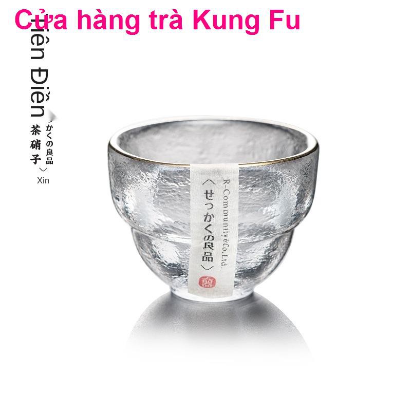 Mẫu lạnh Làm bằng tay thủy tinh trong suốt Tách trà Kung Fu Chén nhỏ chủ sở hữu