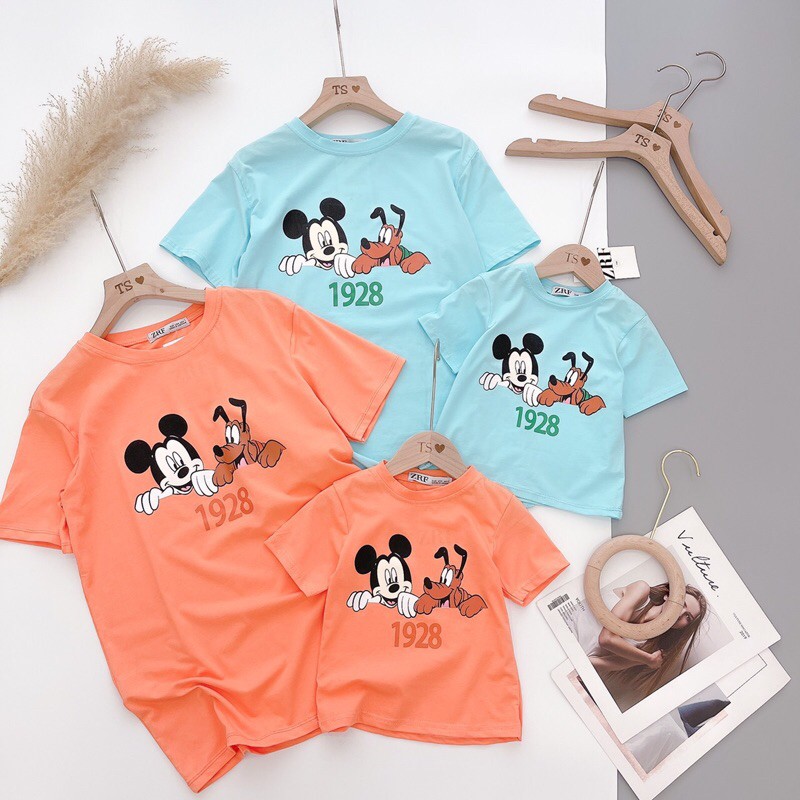 ÁO ĐÔI MẸ VÀ BÉ MKEY 1928 siêu hót (ảnh thật shop chụp)