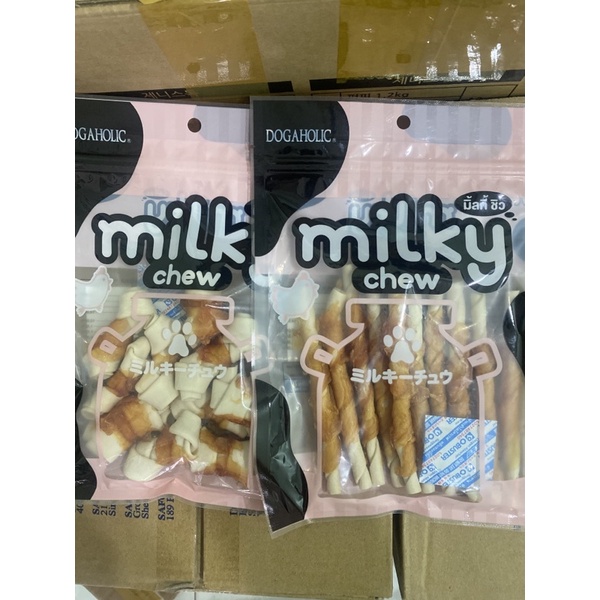 Milky chew snack cho chó