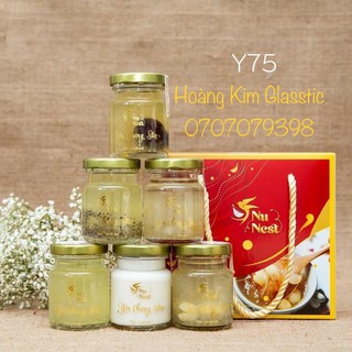 10 LỌ THUỶ TINH CHƯNG YẾN- NẮP THIẾC 100ml