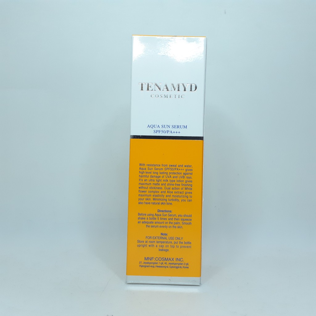 Date 03/2026 Tinh chất chống nắng Tenamyd Aqua Sun Serum SPF 50/PA++