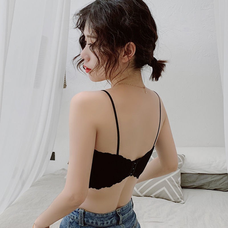 Áo Bra Quây Nữ ⭐FREESHIP⭐Áo Ngực Nữ Viền Ren - Bra 2 Dây Kèm Mút Mỏng B636