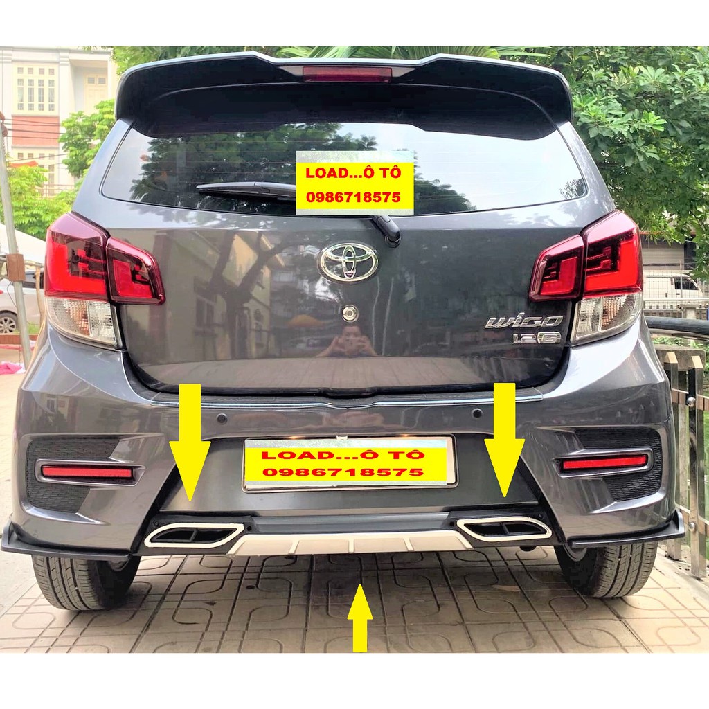 Líp Pô Chia, Lippo Xe Toyota Wigo Mẫu 2 Pô Thời Trang cao Cấp