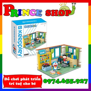 Bộ xếp hình phòng ngủ của nobita keepley k20402
