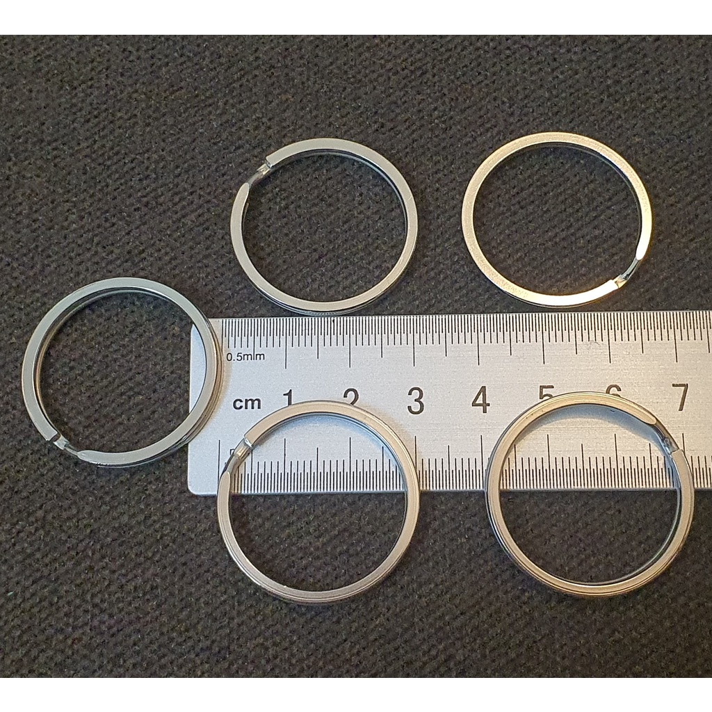 Móc ring tròn, phụ kiện treo móc khóa