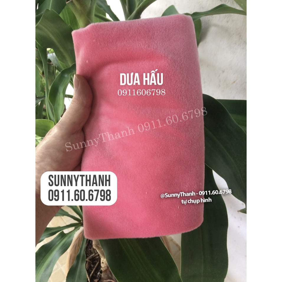 2mx1m62 vải lông nhung đủ màu may thú bông, may drap, may vỏ gối, làm handmade