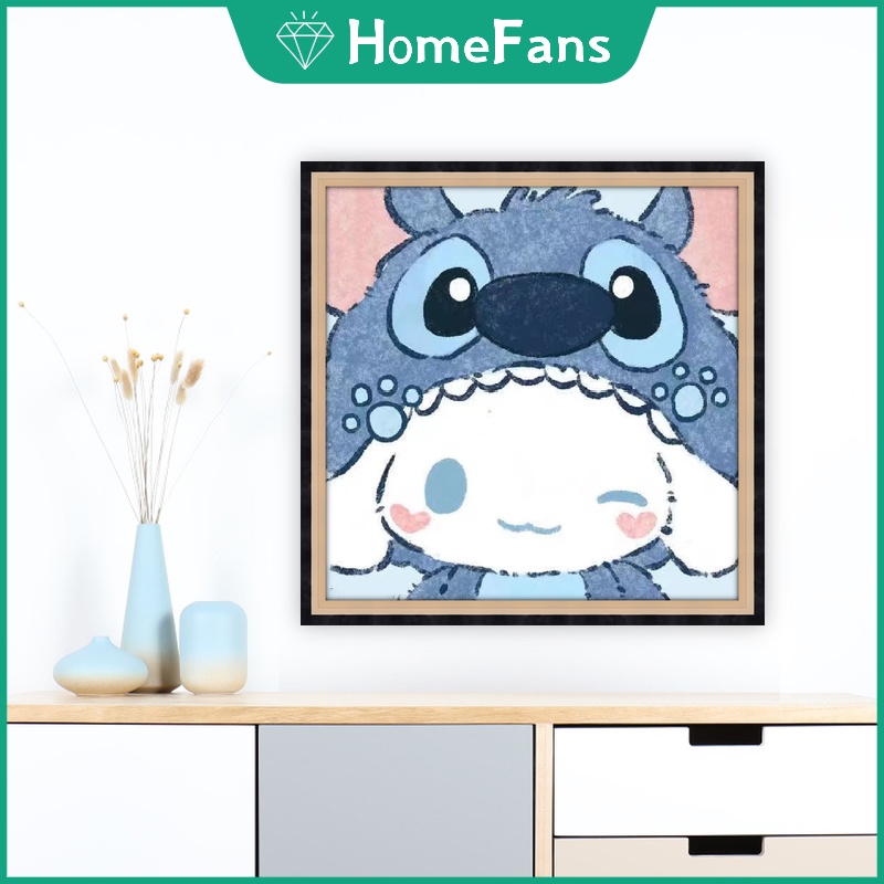 DISNEY Bộ Tranh Đính Đá 5D Tự Làm Trang Trí Nhà Cửa 40x40cm / 50x50cm