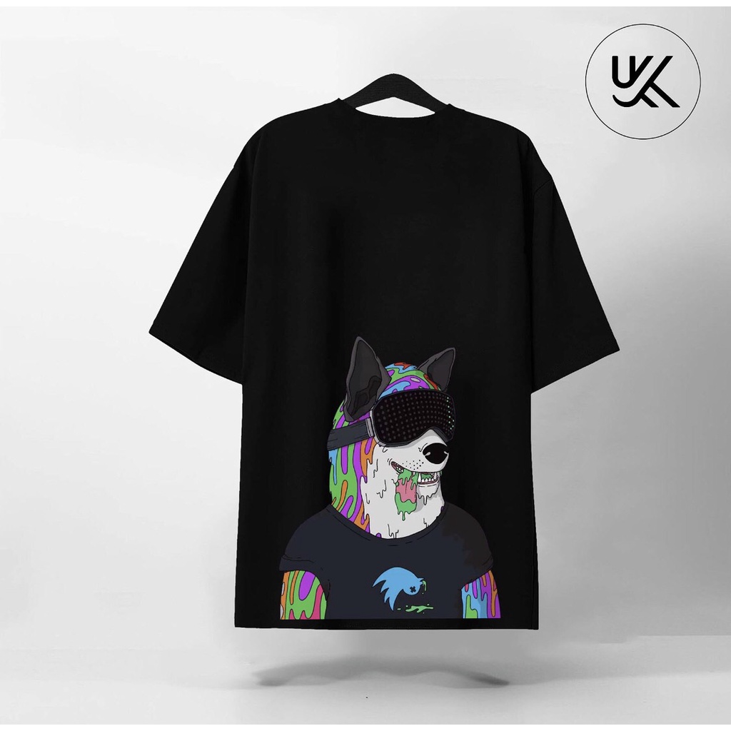 Áo Thun Tay Lỡ Mutant Shiba NFT, Form rộng oversize, áo phông unisex, chất liệu Cotton Thái - KKIMShop