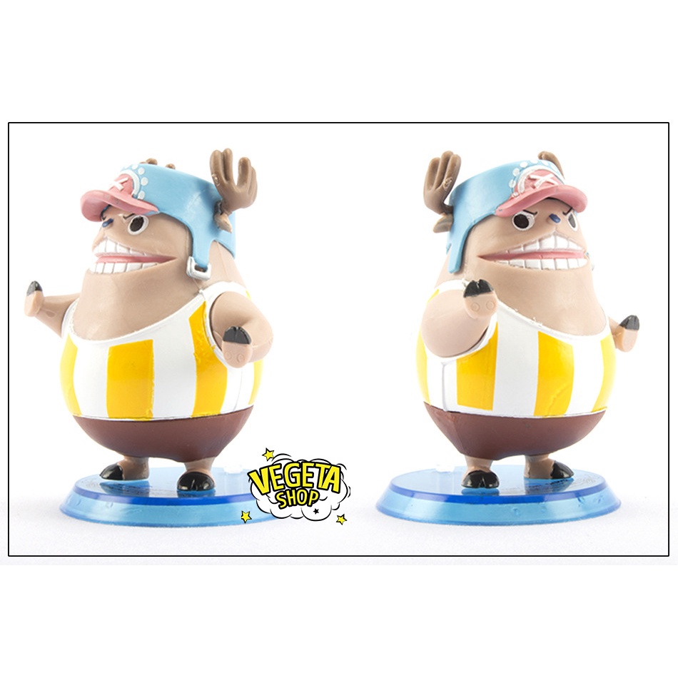 Mô hình One Piece - 9 Tony chopper kẹo bông - Kungfu Guard Arm Brain Horn Kungfu Monster Poin - Rumble Ball - Cao 7~10cm