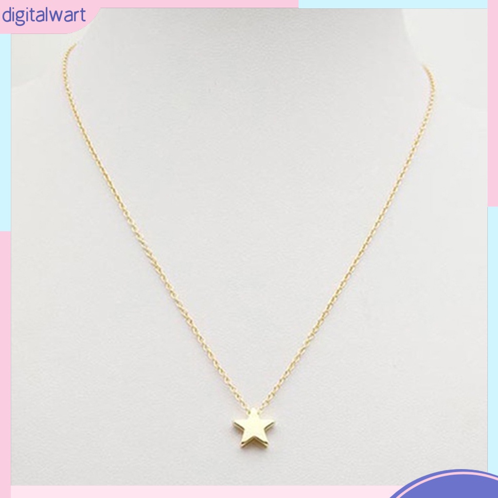 Dây chuyền mặt ngôi sao 5 cánh nhỏ xinh xắn đơn giản dành cho nữ