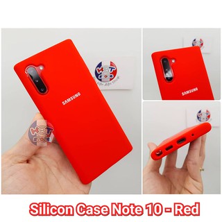 Ốp lưng Silicon Case Note 10 Plus / Note 10 - Siêu Bền Không Bám Bẩn