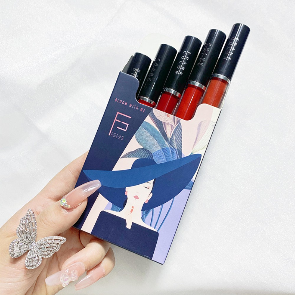 (Hàng Mới Về) Set 5 Son Kem Lì Mịn Mượt Như Nhung Kháng Nước Và Lâu Trôi | BigBuy360 - bigbuy360.vn