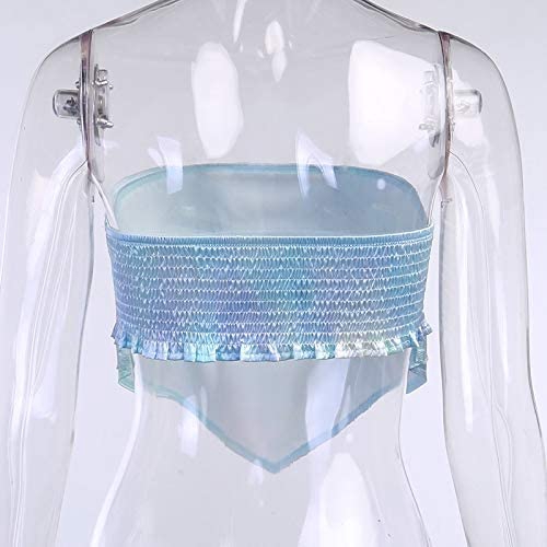 Áo croptop trễ vai thiết kế hở lưng quyến rũ