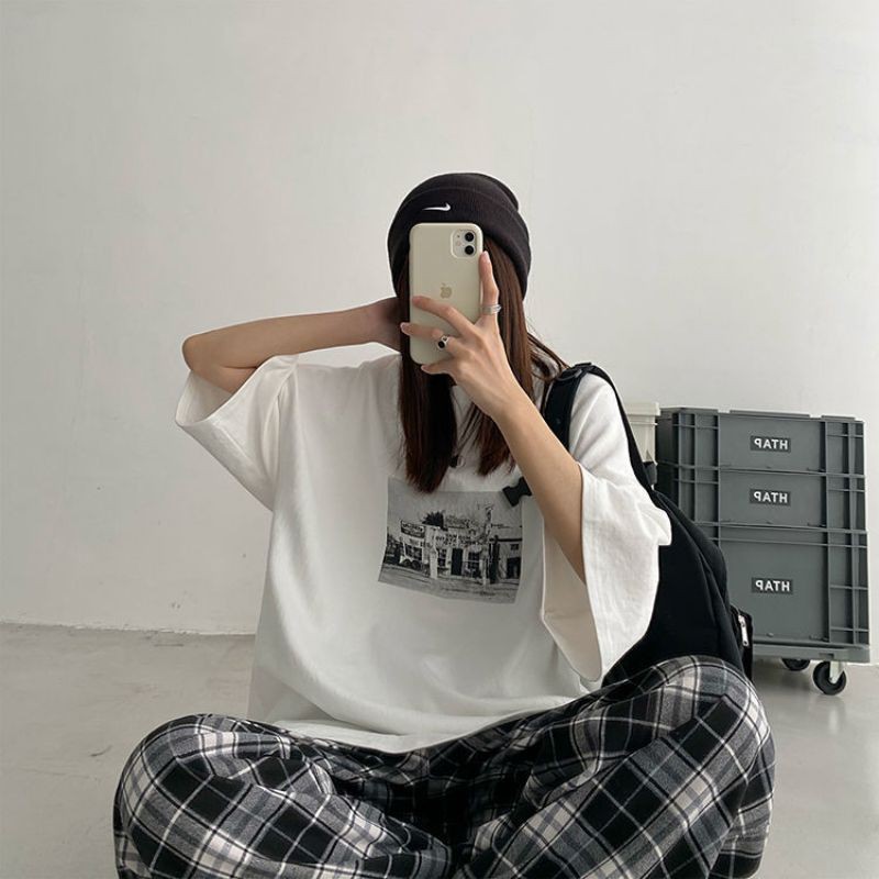 [ORDER TAOBAO] ÁO PHÔNG THỤNG UNISEX HOẠ TIẾT CÁ TÍNH HÀNG QUẢNG CHÂU