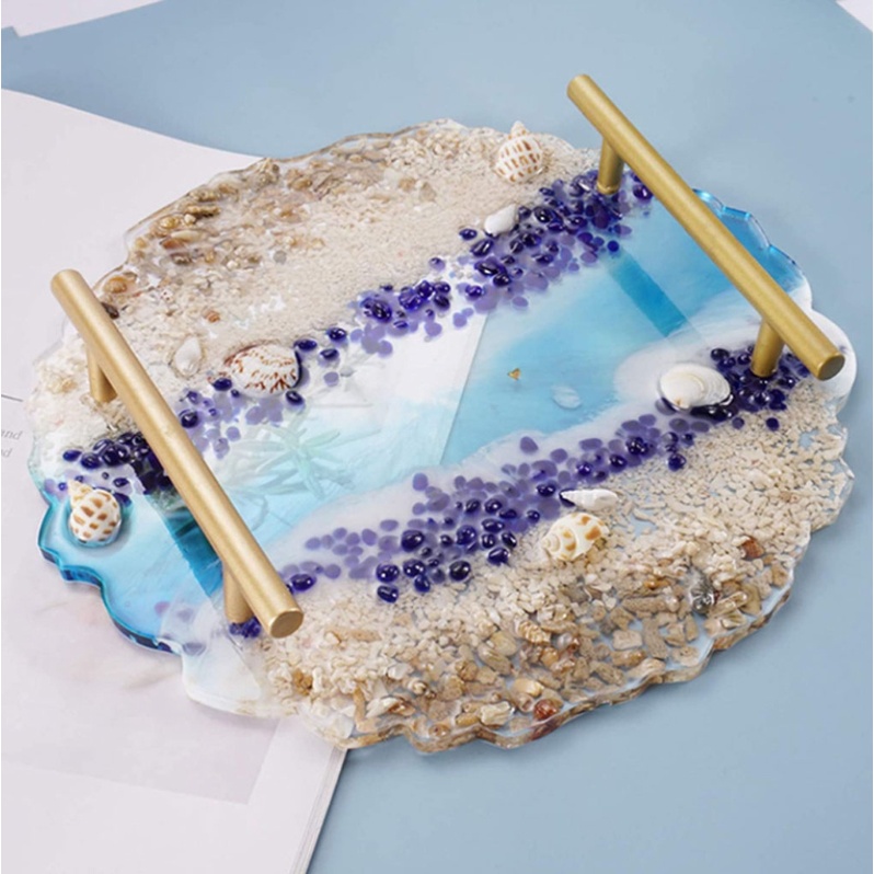 Sa Khuôn Silicone Làm Đế Lót Ly Hình Tròn DIY